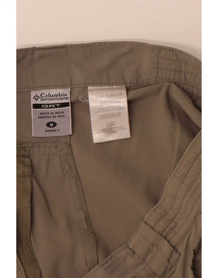 Shorts cargo feminino Columbia médio W30 cáqui poliéster