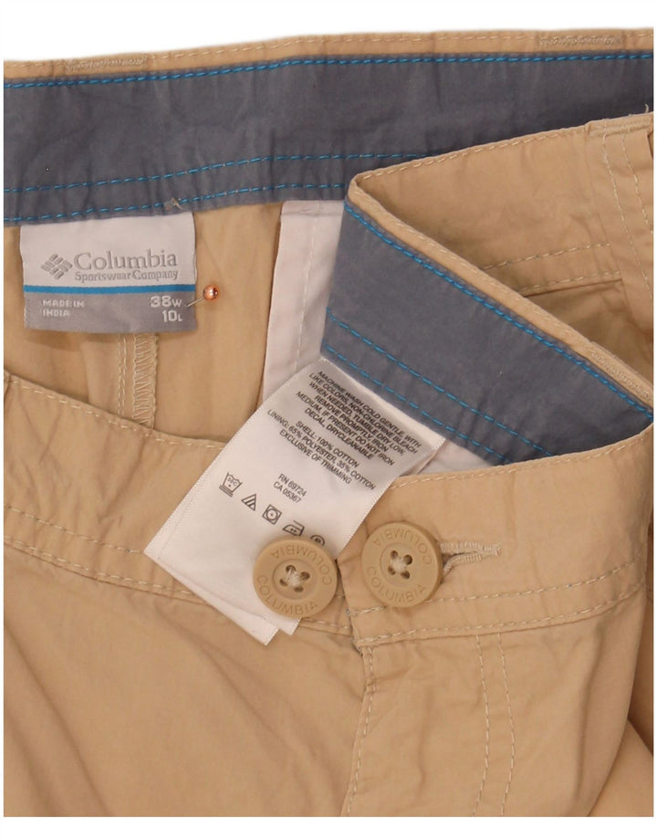 COLUMBIA Mens Chino Shorts W38 XL Algodão Bege