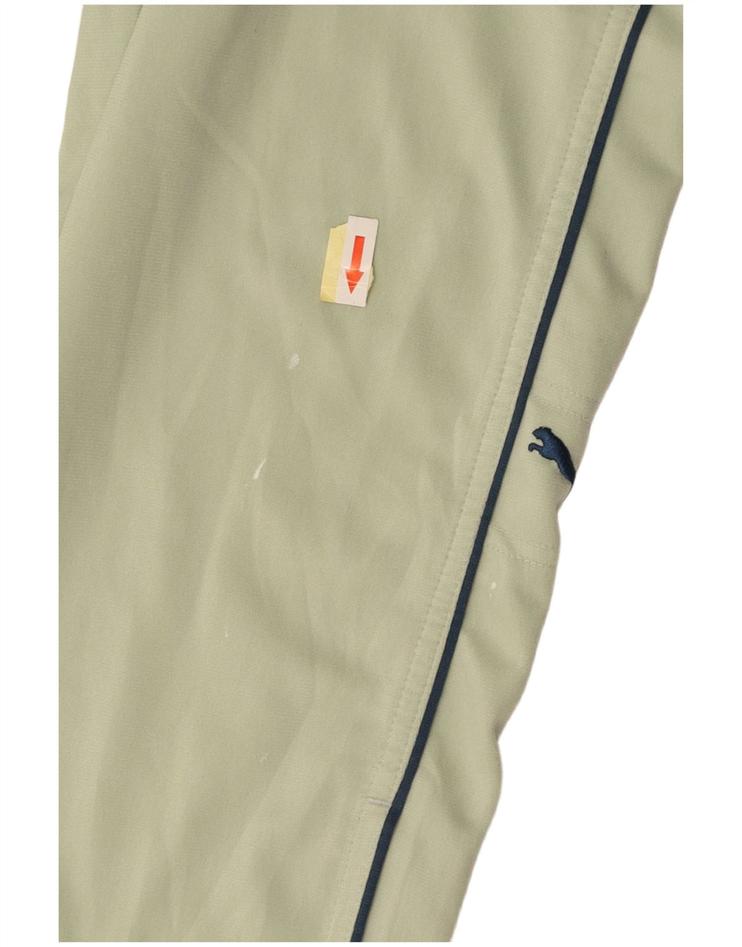 Calça de treino masculina PUMA poliéster verde médio