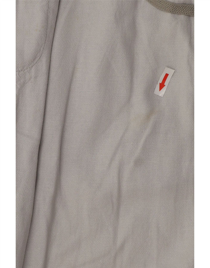 Calça jogger feminina Zara Chino grande W32 L28 cinza