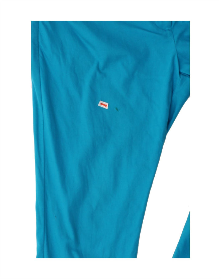 MOSSIMO Womens Slim Casual Trousers US 12 Large W34 L27 Blue Cotton Vintage Mossimo and Second-Hand Mossimo from Messina Hembry 