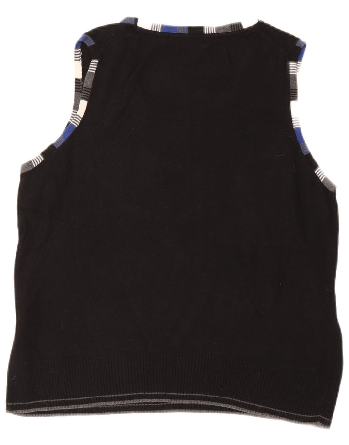 Colete feminino Hobbs Top UK 16 grande algodão preto