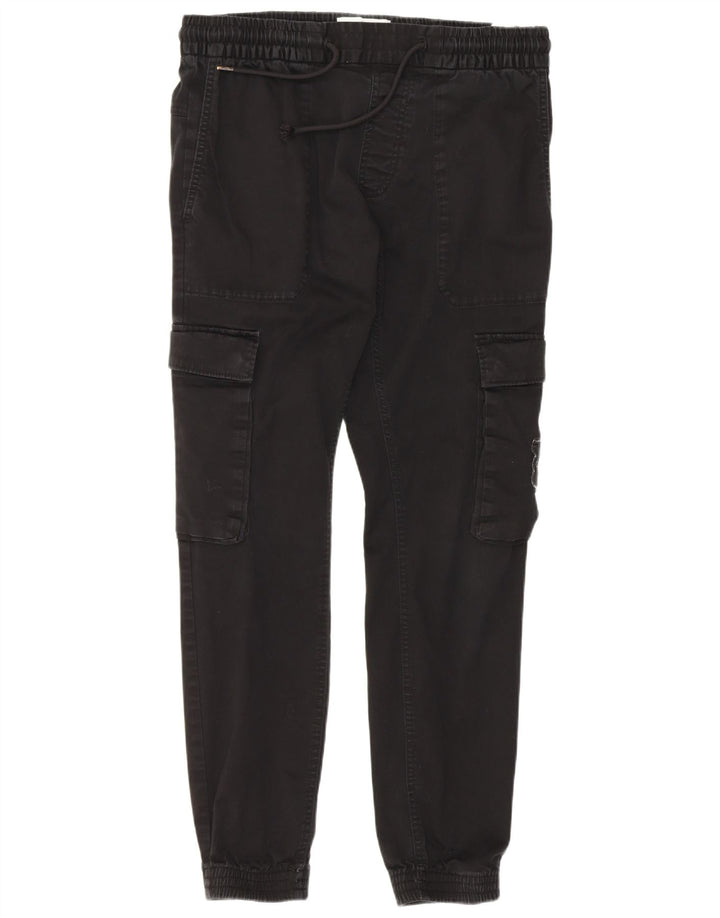 Calça jogger feminina Calvin Klein Cargo médio W30 L28 algodão preto
