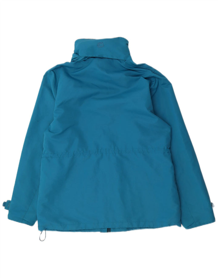 Jaqueta de chuva feminina Mountain Essentials Reino Unido 14 grande nylon azul