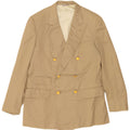 Jaqueta blazer masculina DUNHILL com peito duplo UK 38 médio bege