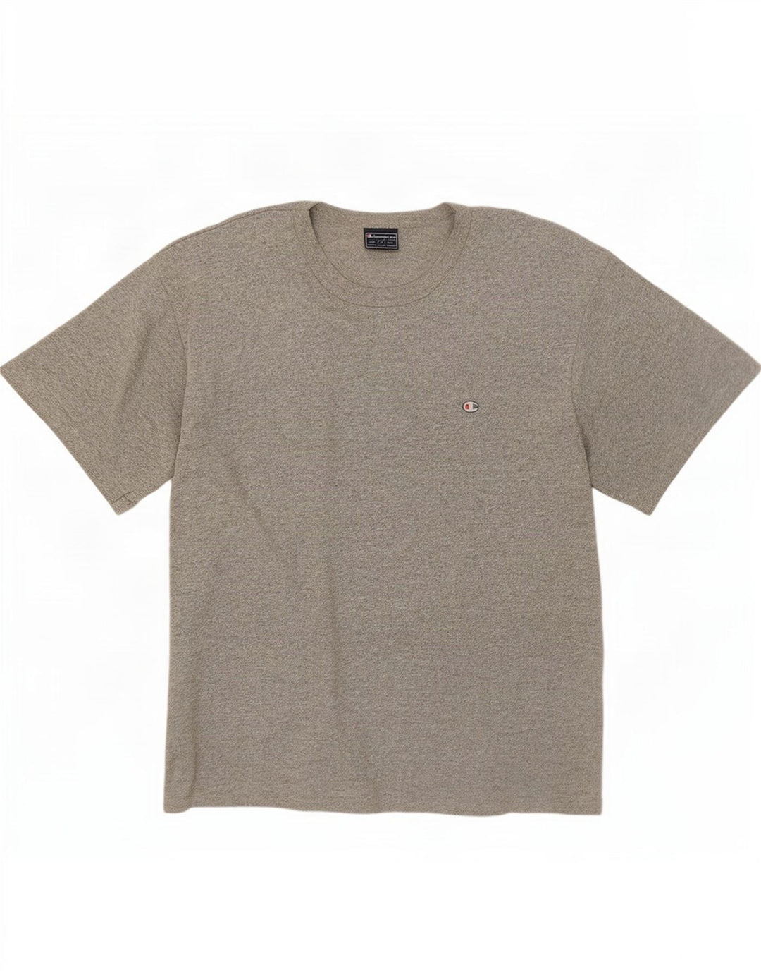 Camiseta masculina Champion XL cinza manchada
