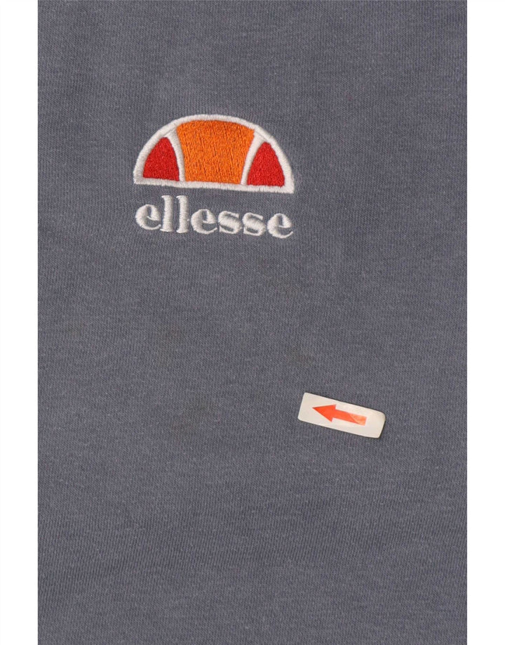 Suéter gráfico feminino Ellesse Reino Unido 14 grande algodão azul