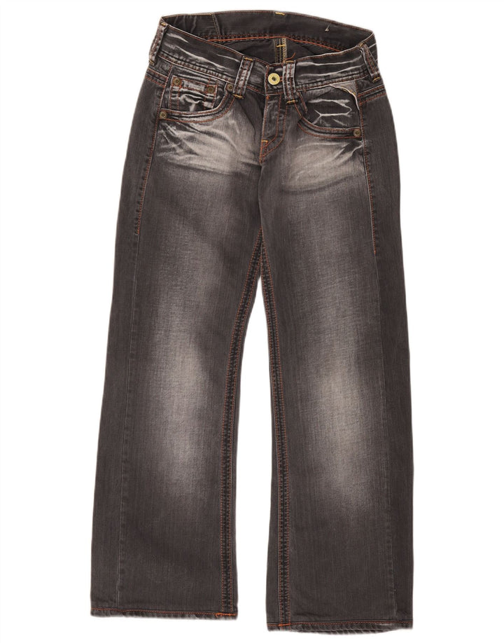 Replay Jeans Bootcut Feminino W26 L27 Algodão Cinza