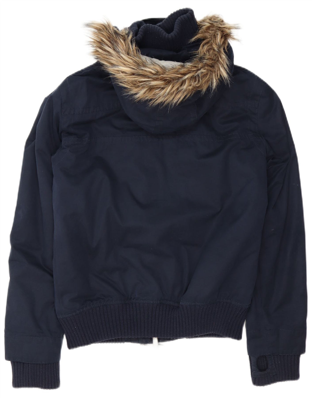 Jaqueta bomber masculina Superdry The Windbomber com capuz Reino Unido 38 azul marinho médio