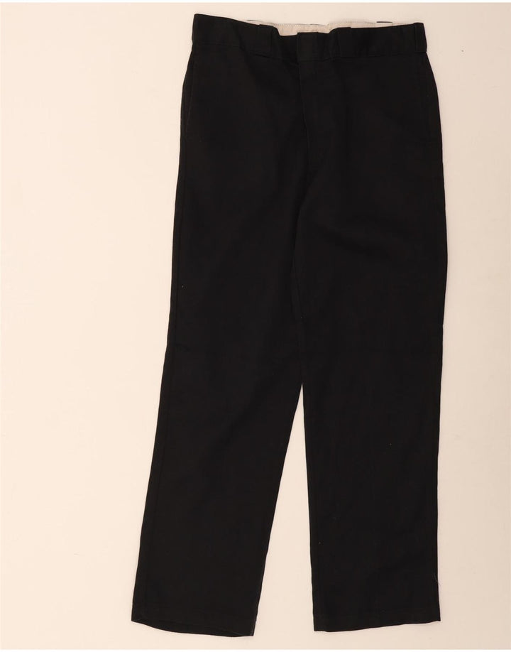 Calças Chino retas masculinas Dickies W32 L32 pretas