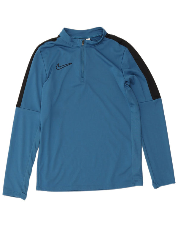 Nike Boys Dri Fit Pullover Treino Top 10-11 Anos Médio Azul