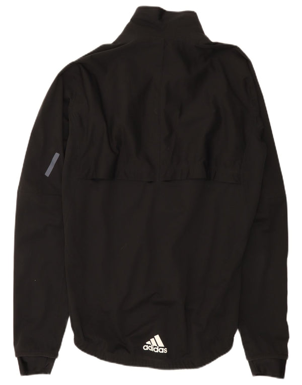 Adidas Womens Climacool Rain Jacket UK 14 Médio Preto Poliéster