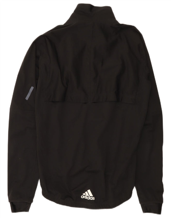 Adidas Womens Climacool Rain Jacket UK 14 Médio Preto Poliéster