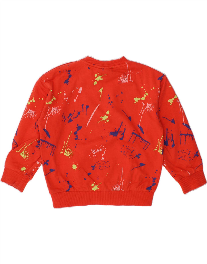 BRUMS Baby Girls Milano Graphic Sweatshirt Jumper 12-18 Months Red Cotton Vintage Brums and Second-Hand Brums from Messina Hembry 