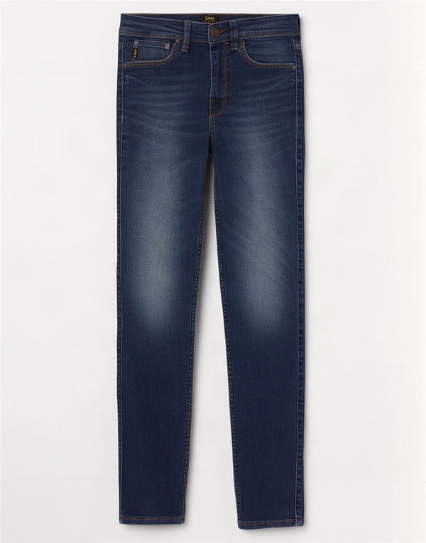 Lee Womens Jodee Ultra Skinny Jeans W25 L27 Azul Marinho Algodão