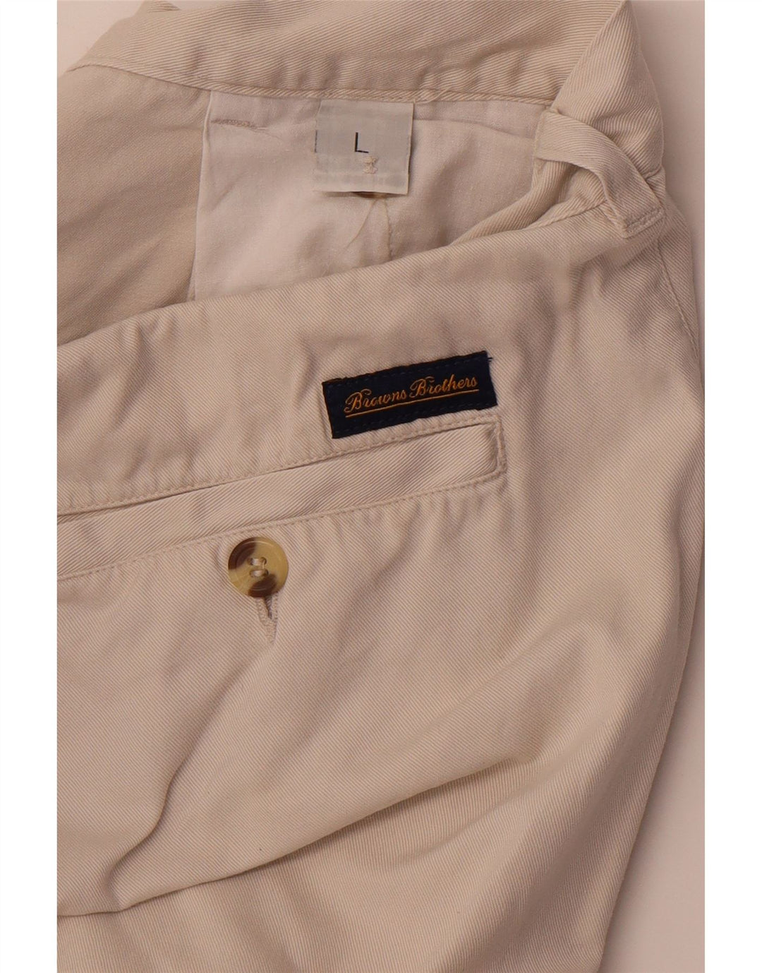 Shorts cargo masculino VINTAGE grande W34 algodão bege