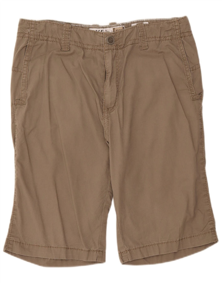BKE Mens Chino Shorts W32 Algodão Bege Médio