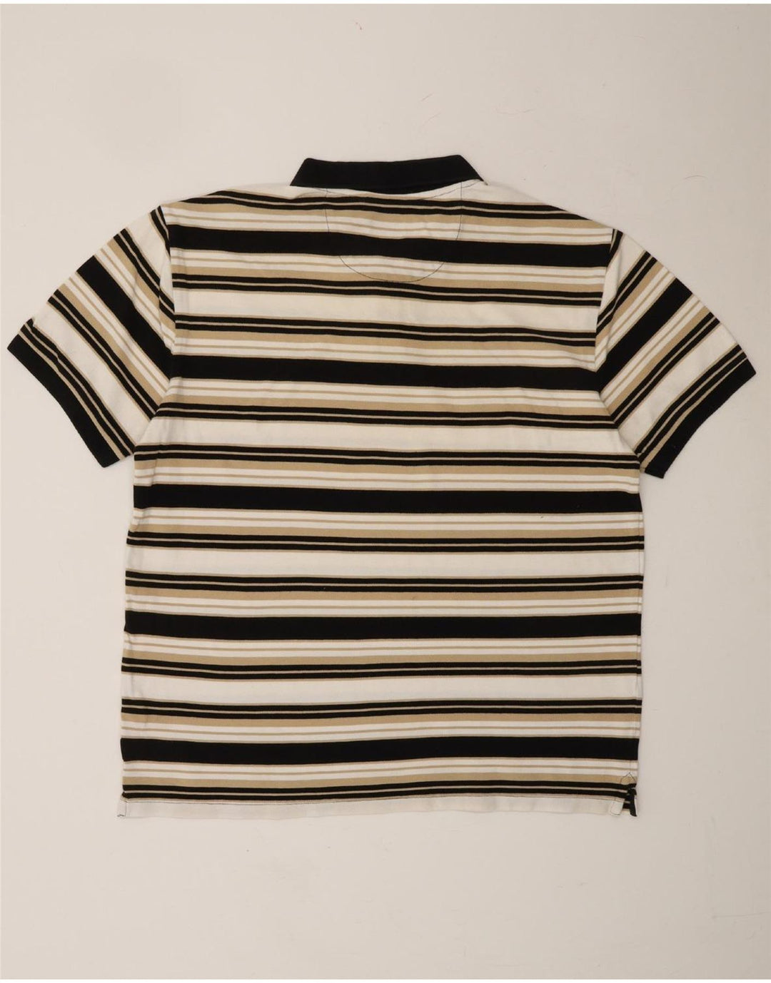 Camisa polo masculina CHAPS grande algodão listrado multicolorido
