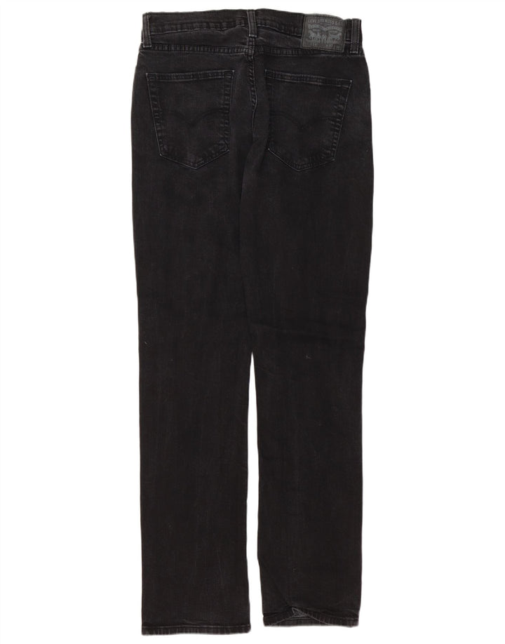 Calça Jeans Levis 514 Straight Masculina W33 L34 Algodão Preto