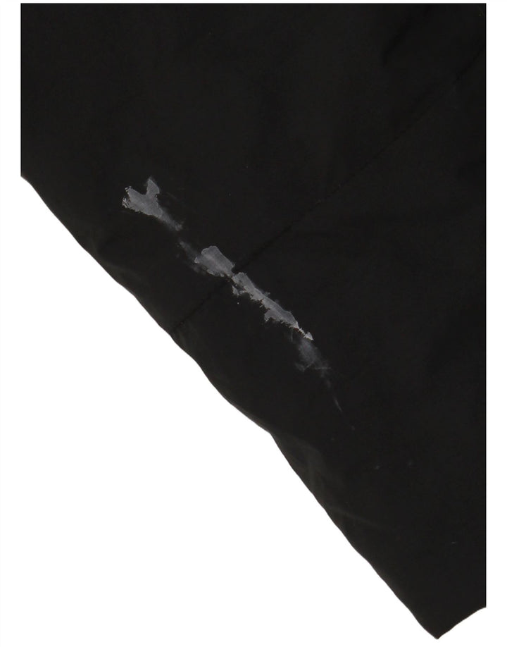 ADIDAS Womens Oversized Hooded Jacket UK 10 Pequeno Poliéster Preto