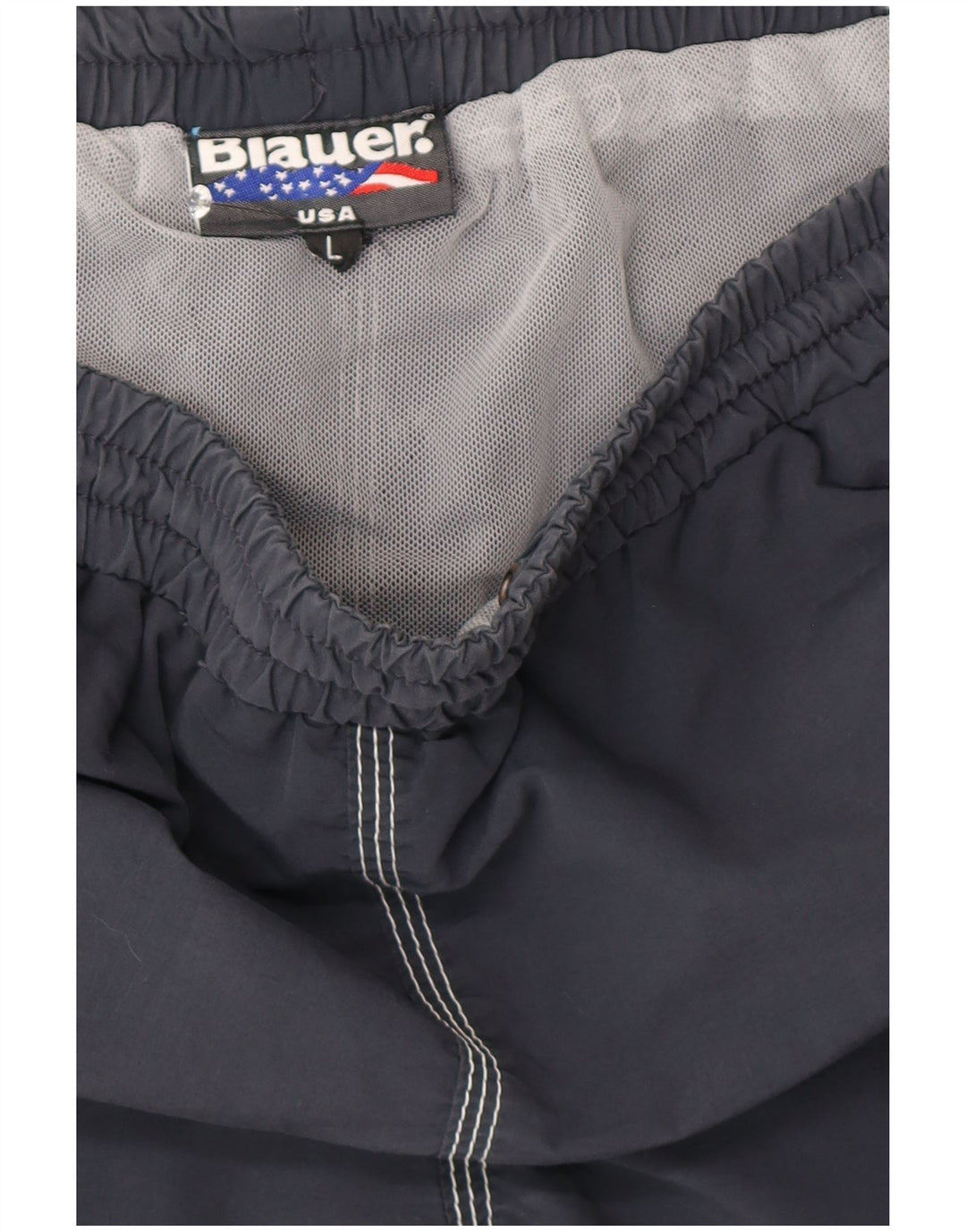 Shorts de natação masculino Blauer grande nylon azul marinho