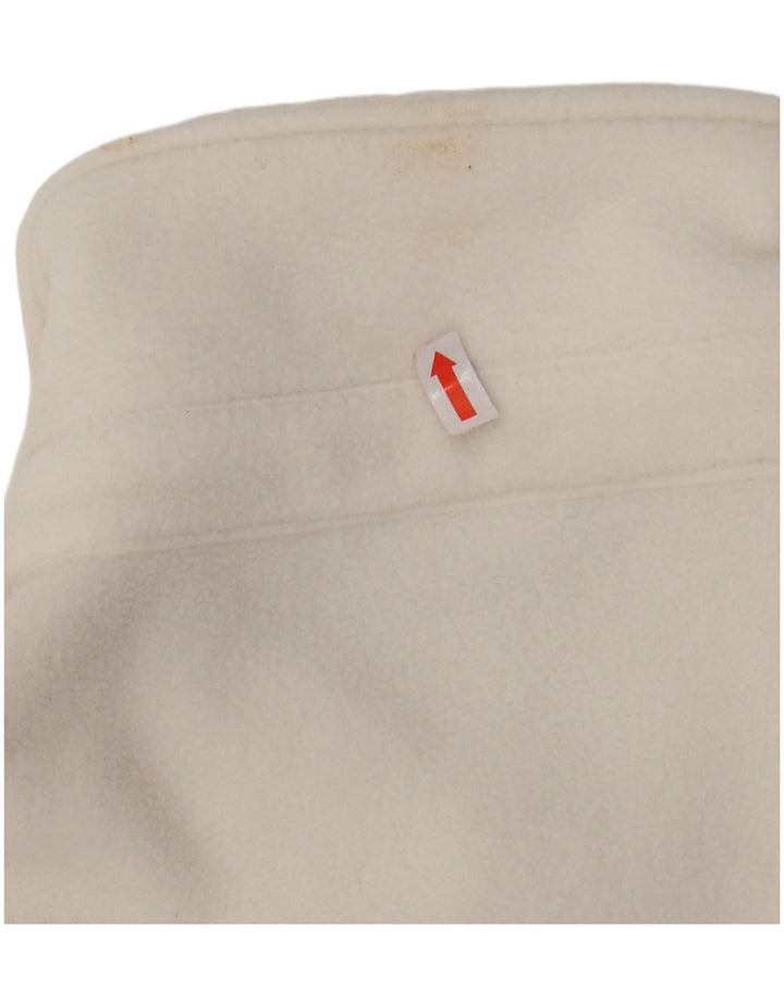 Camisa masculina de lã gráfica FILA poliéster branco médio