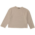 Blusa feminina Zara UK 14 poliéster bege médio