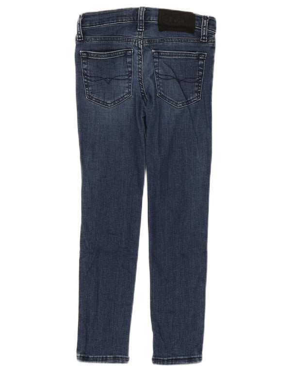 Polo Ralph Lauren Meninos Jeans Skinny 5-6 Anos W22 L21 Azul Algodão