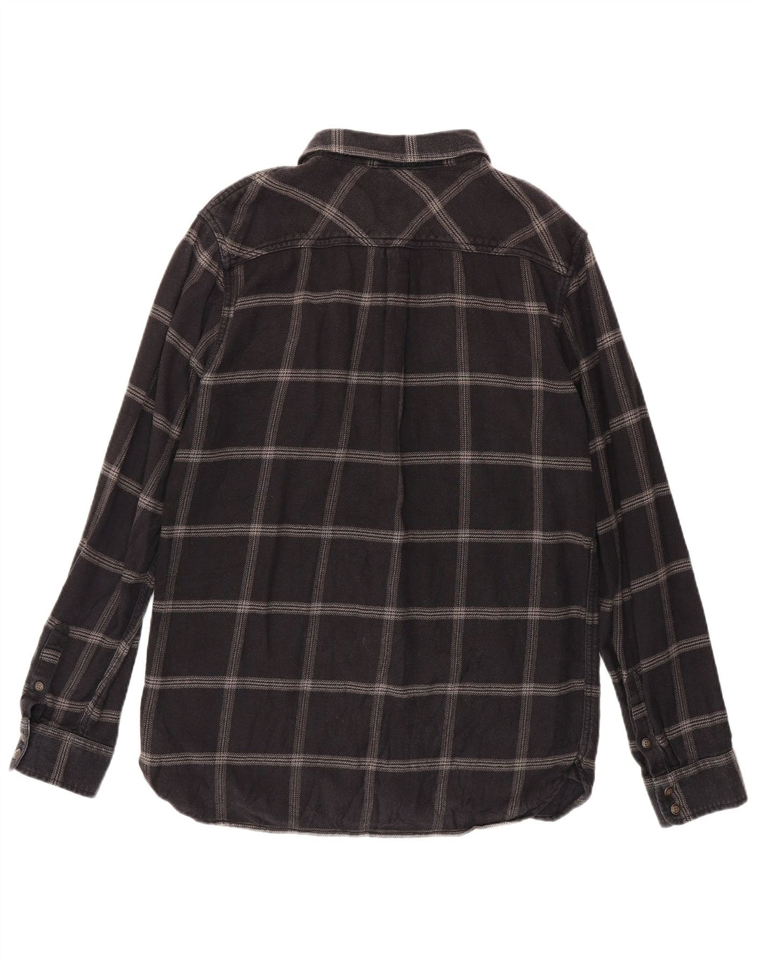 Camisa masculina de flanela Vans Tailored Fit XL cinza xadrez algodão