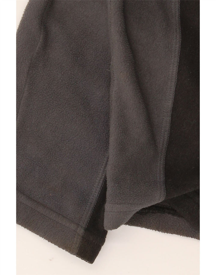 Suéter de lã masculino BERGHAUS com gola e zíper, grande, preto, colorido, poliéster