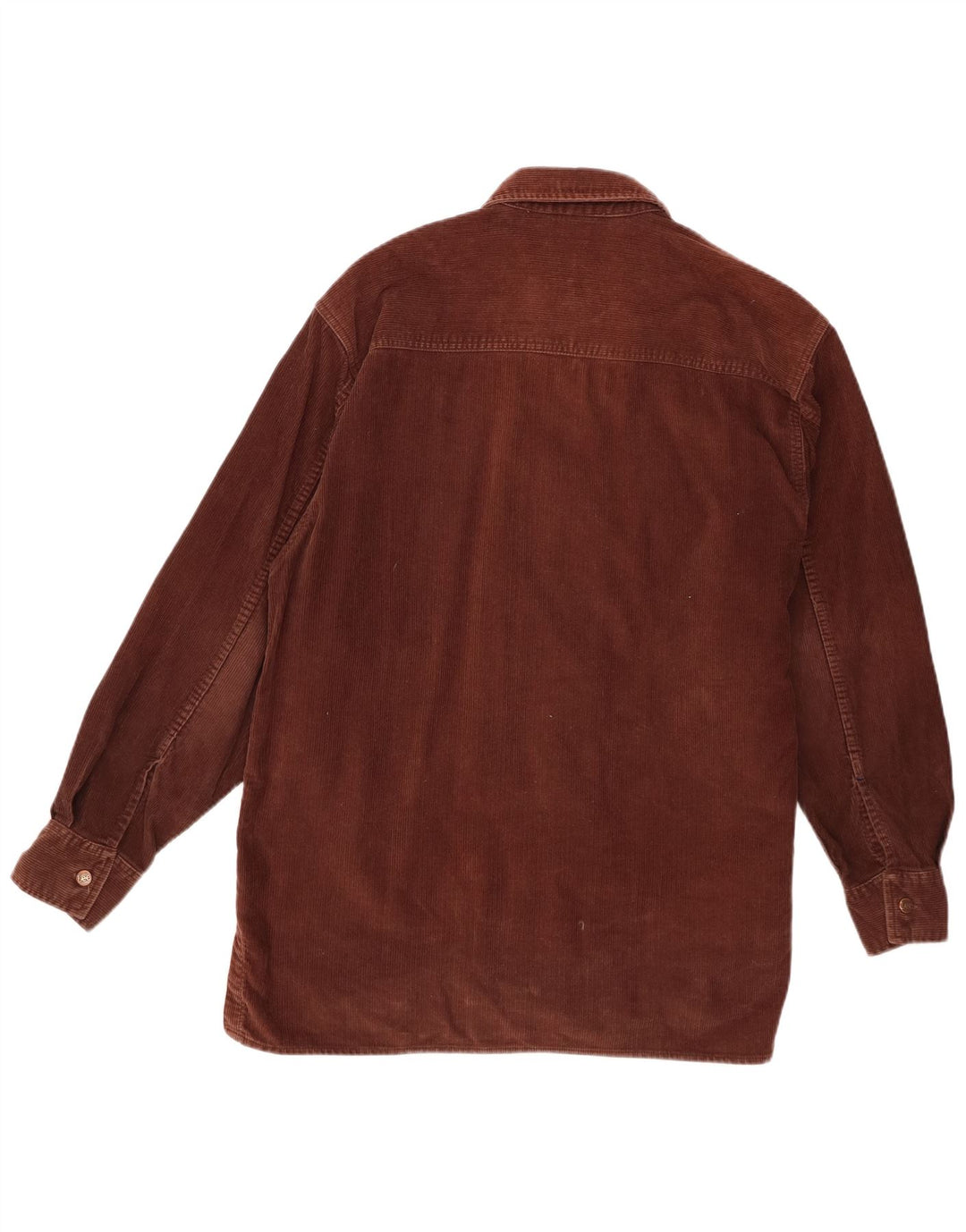 Camisa masculina de veludo cotelê Lee grande algodão marrom