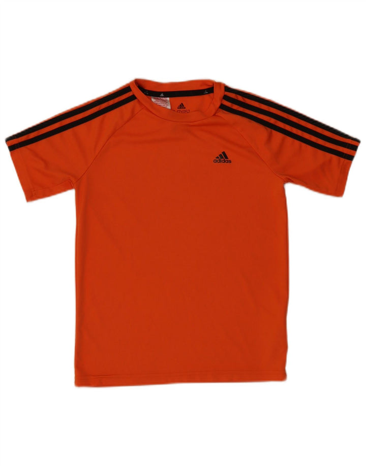 Camiseta Adidas Menino Aeroready Top 11-12 Anos Laranja Poliéster