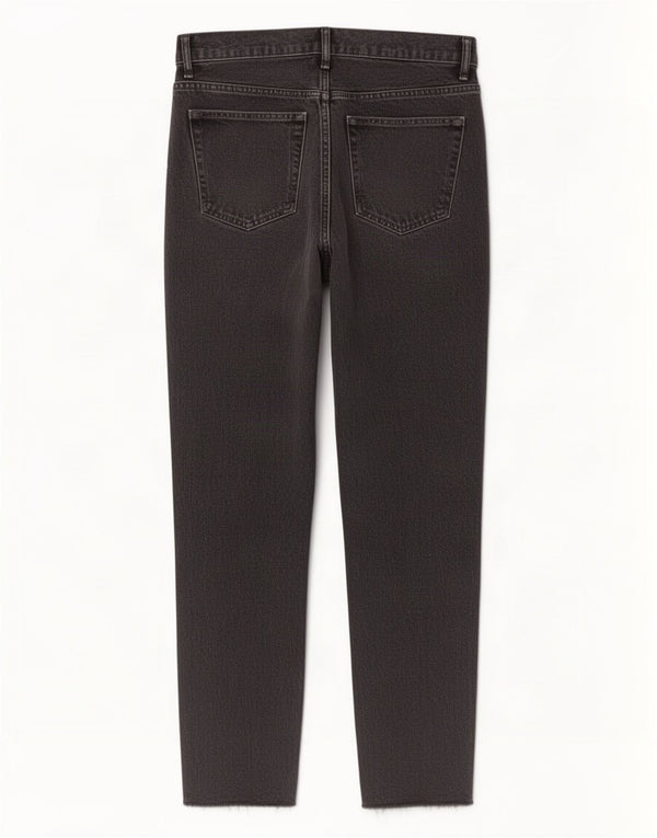 Zara Mens Straight Jeans EU 40 Médio W31 L28 Algodão Preto