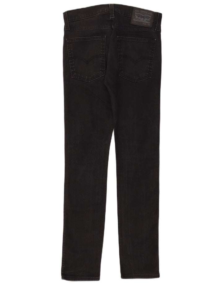Jeans femininos Levi's Slim W30 L29 algodão preto