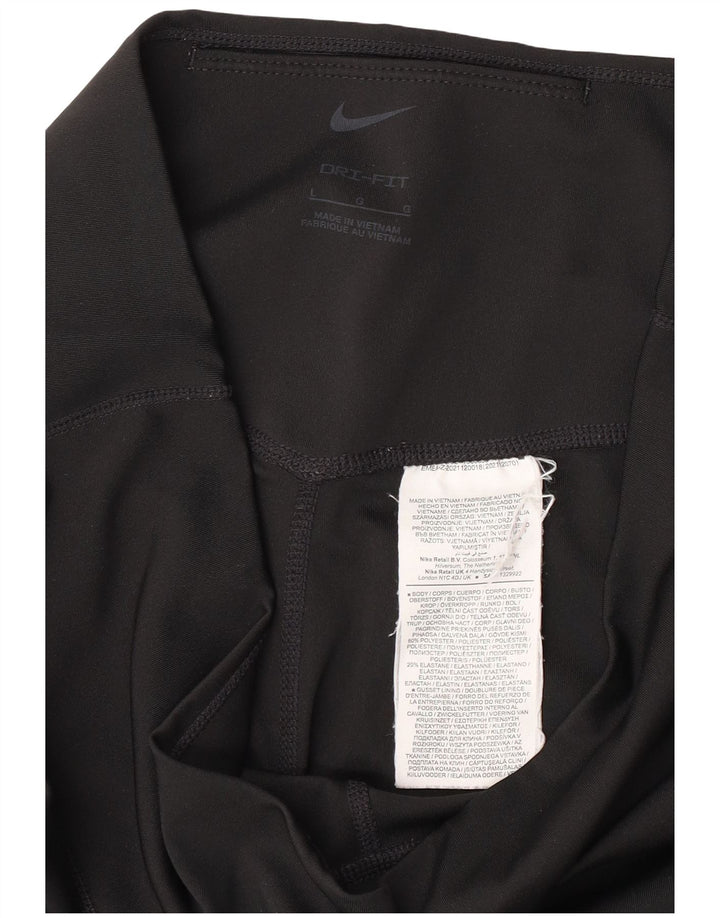 Leggings Nike Dri Fit Graphic UK 16 Grande Poliéster Preto