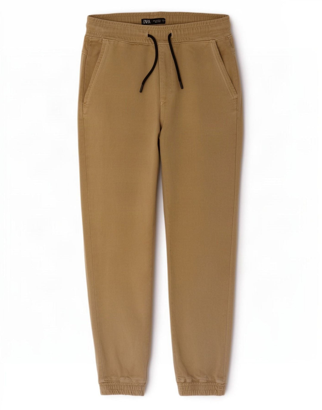 Calça de treino masculina Zara joggers pequena bege