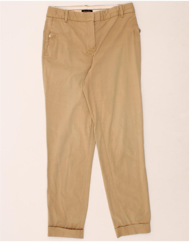 MASSIMO DUTTI Womens Slim Chino Trousers EU 40 Medium W28 L28 Beige Vintage Massimo Dutti and Second-Hand Massimo Dutti from Messina Hembry 