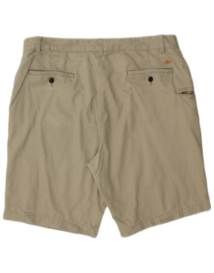 Shorts cargo masculino DOCKERS W36 grande algodão bege