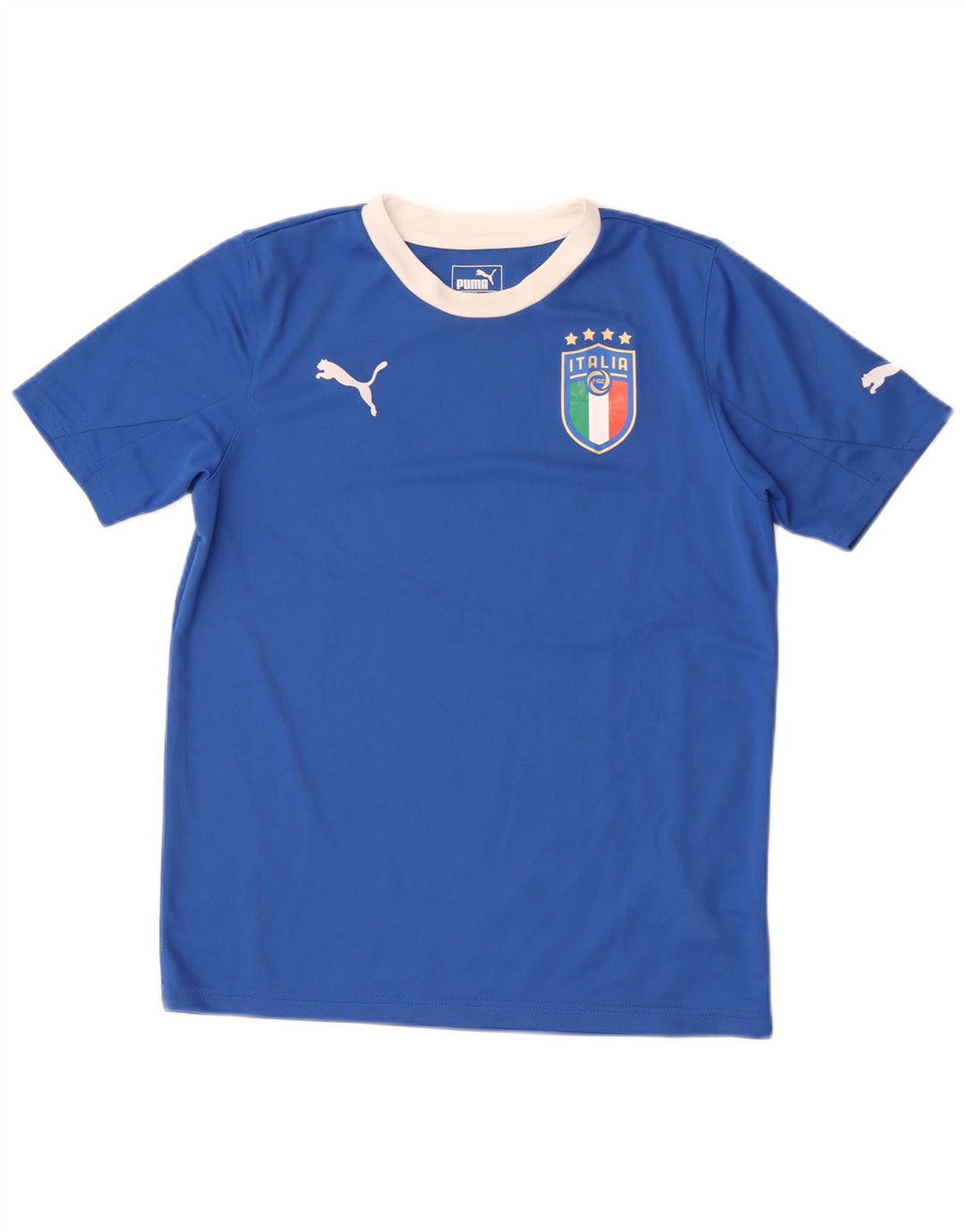 Top Puma Menino Graphic T-Shirt 13-14 Anos Azul Poliéster