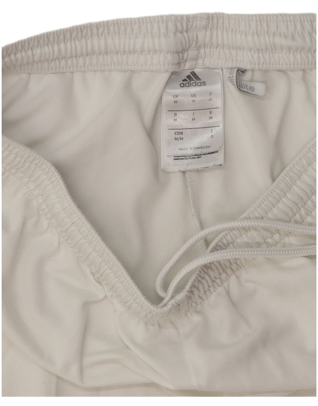 Adidas Masculino Climalite Sport Shorts Médio Branco Poliéster