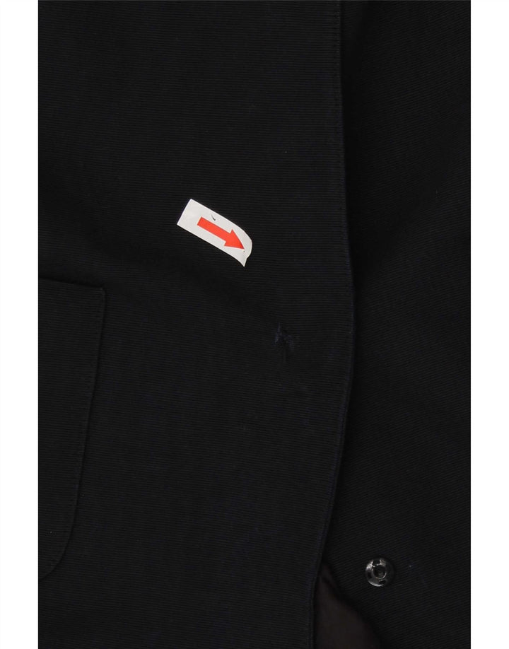 Jaqueta blazer feminina de manga curta MIMMINA Reino Unido 14 médio preto