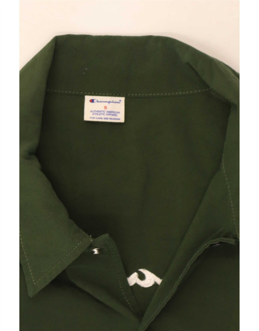 Champion Mens Treino Top Jacket Pequeno Verde