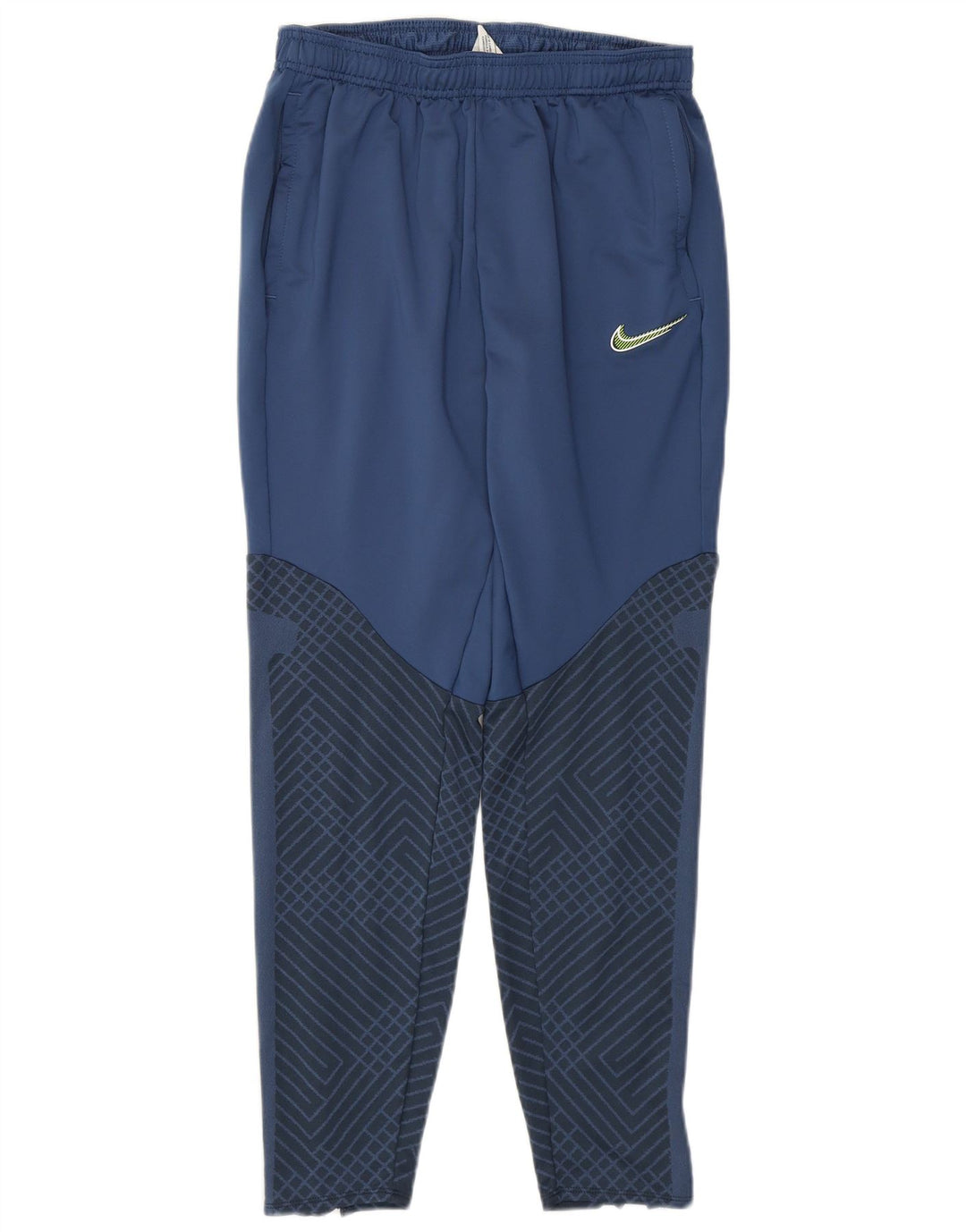 Calça de treino masculina Nike poliéster geométrico azul médio