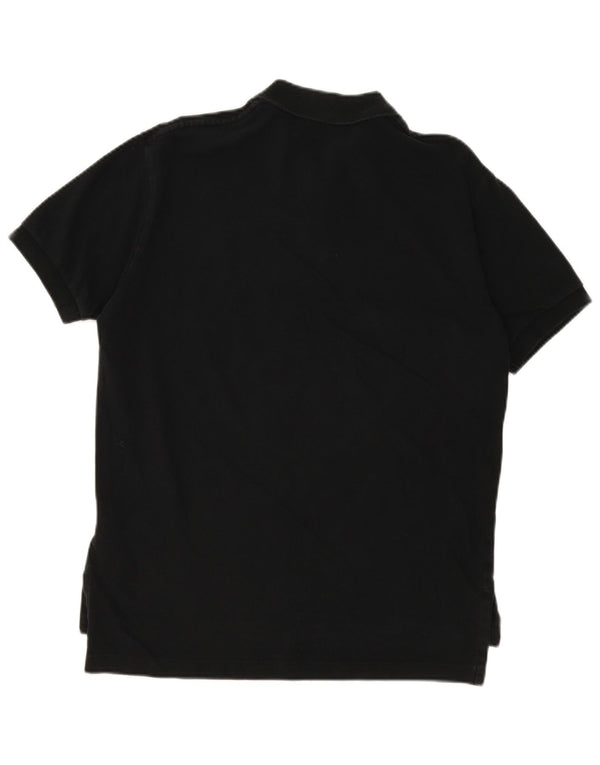 Polo Ralph Lauren Camisa masculina média de algodão preto