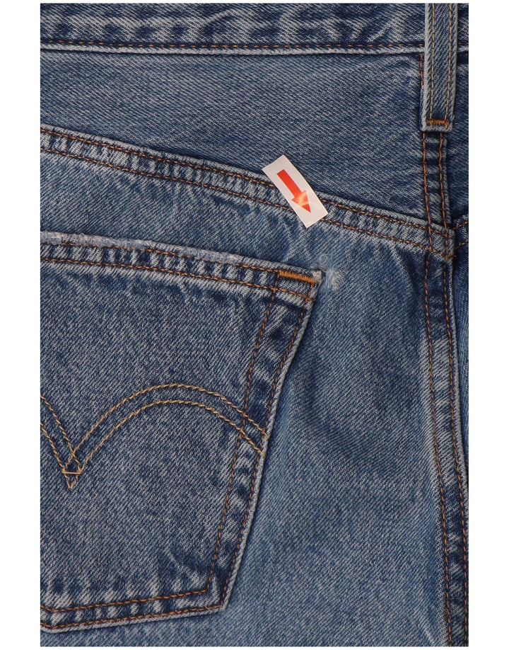 Jeans feminino Levi's 501 Straight W30 L30 Azul