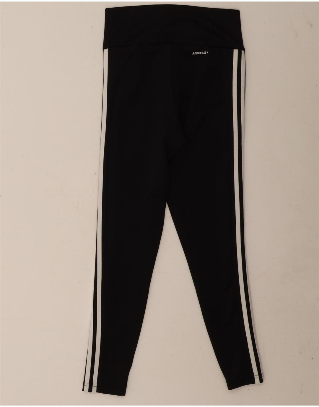 Leggings Adidas Aeroready Femininas UK 8/10 Pequenas Poliéster Preto