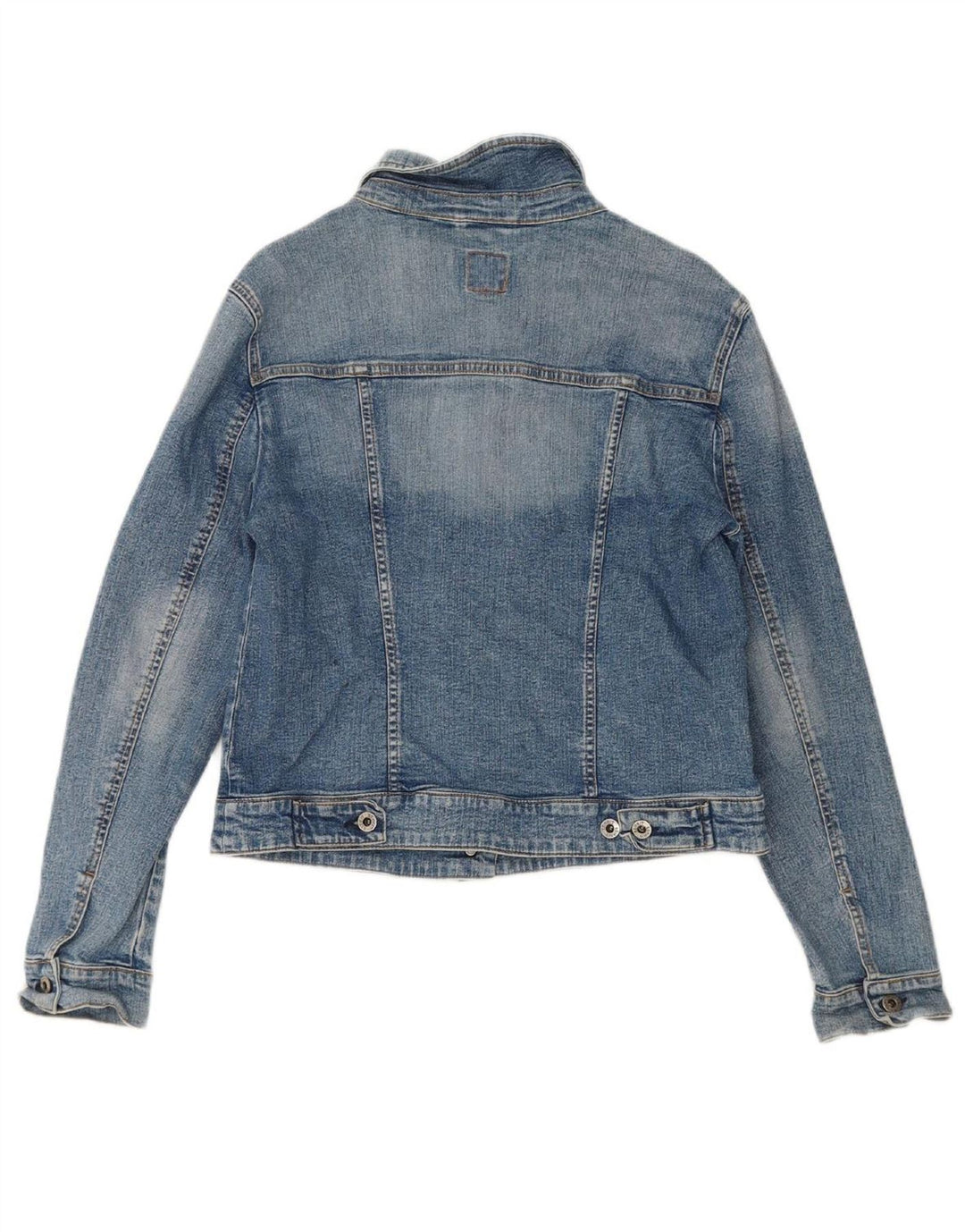 Jaqueta jeans feminina ESPRIT UK 20 2XL algodão azul