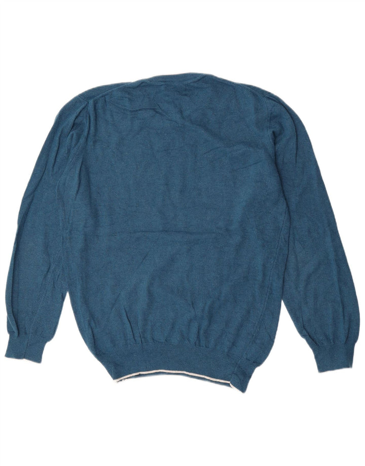 Suéter masculino North Sails com gola redonda, grande poliamida azul