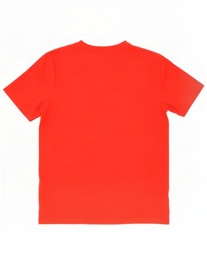 Puma Mens Graphic T-Shirt Top Médio Algodão Vermelho