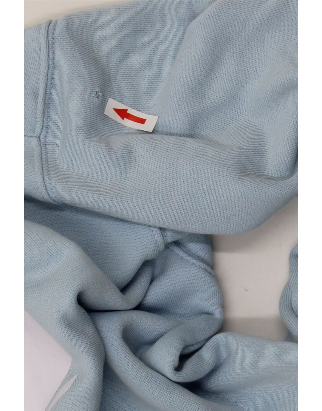 Adidas feminino gráfico oversized moletom jumper reino unido 8 pequeno azul algodão